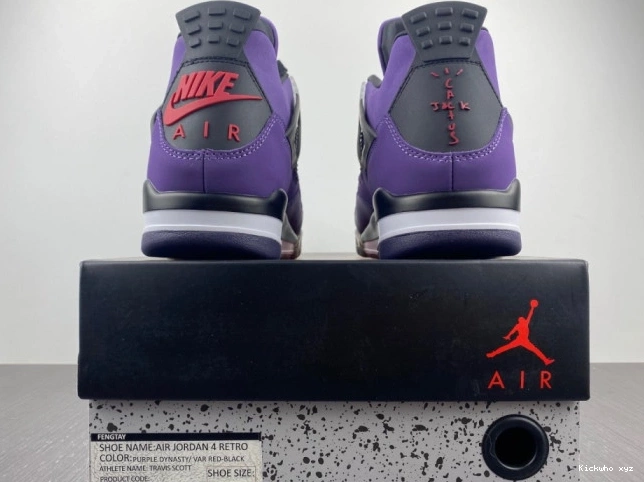 (FRIENDS PURPLE 766296 RETRO FAMILY) AND TRAVIS LN4 SCOTT 4 JORDAN 0626